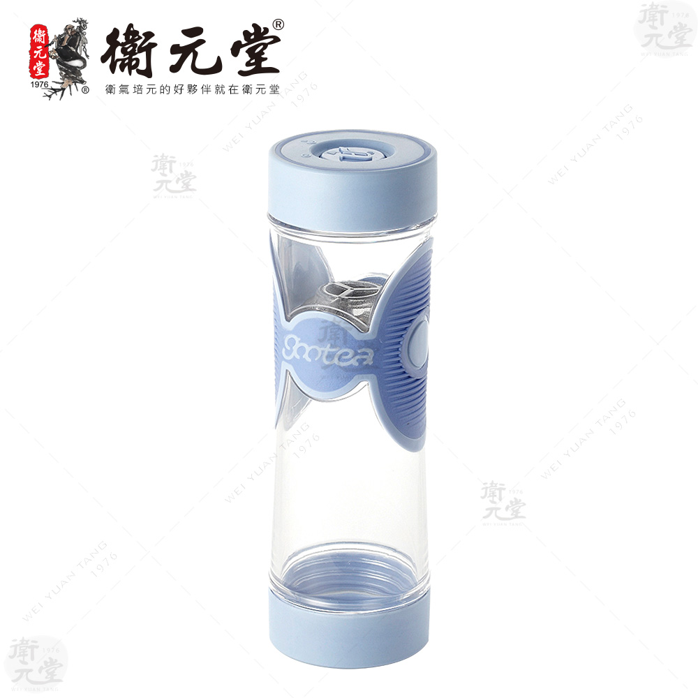 【衛元堂】茶水分離蝴蝶杯-經典藍（單入）